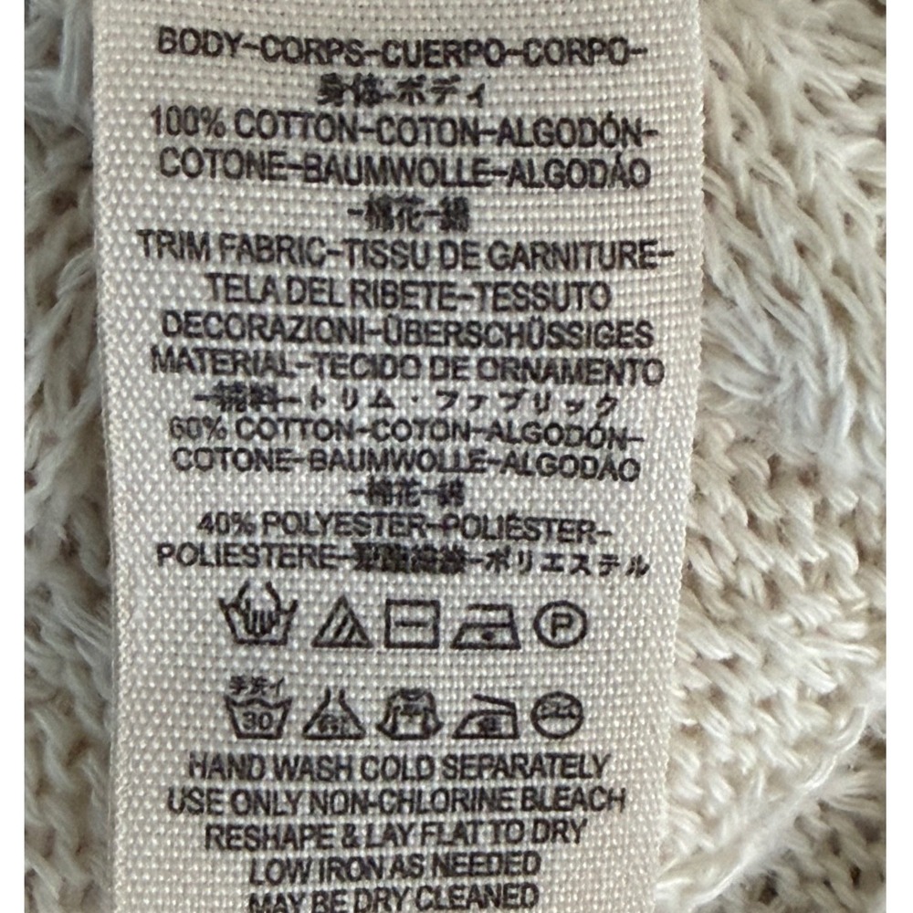 Free People We The Free Thien's Hacci Sweater Top XS Beach Oversized‎ Layering - Picture 5 of 16